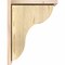 Ekena Millwork Carmel Rough Sawn Corbel w/Backplate, Douglas Fir, 8"W x 14"D x 18"H COR08X14X18CAR01RDF - alternate 3